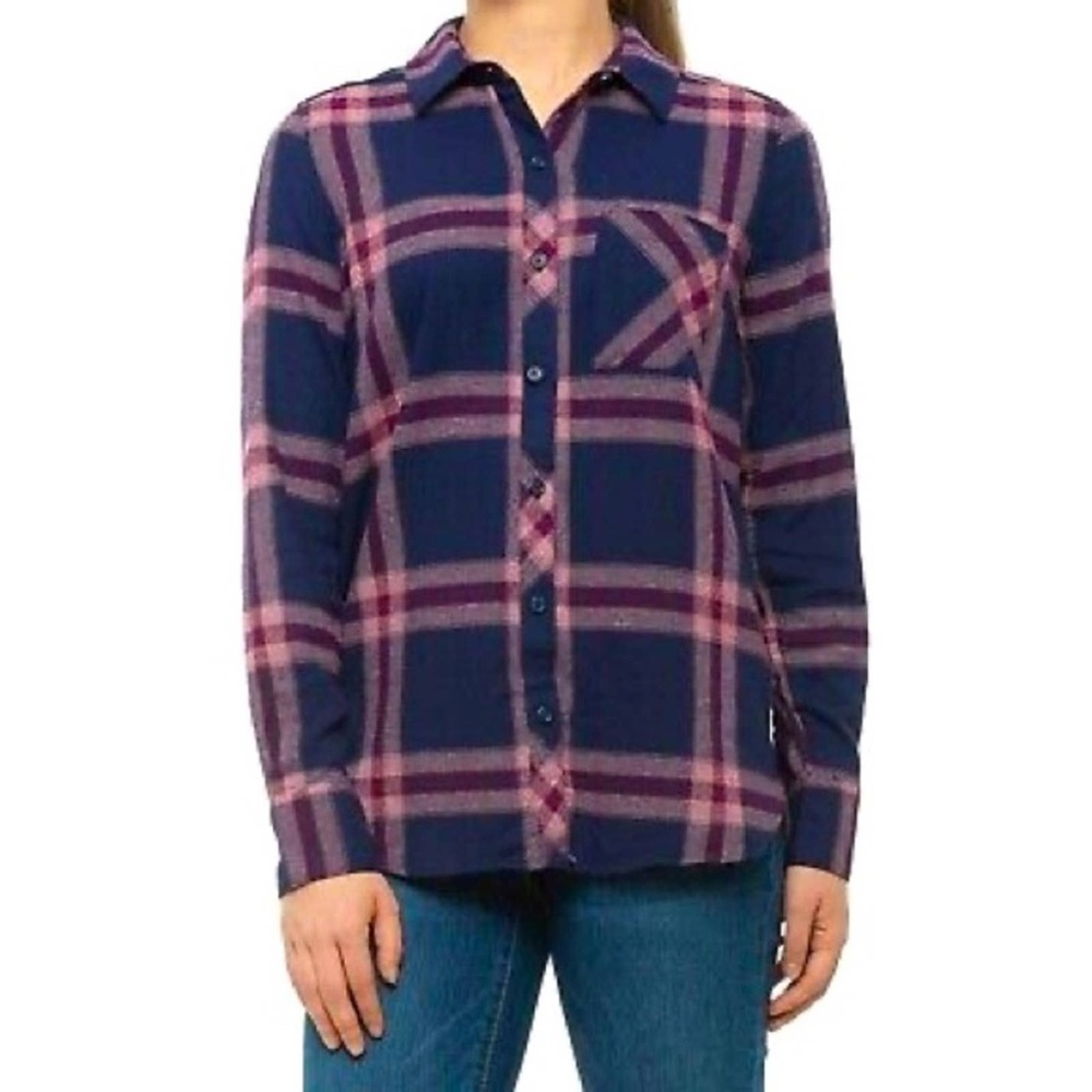 Rails Large flannel button down